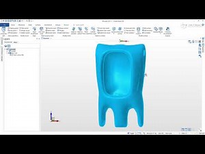 Reverse engineering workflow from STL file