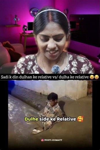 Sadi k din dulhan ke relative vs dulha ke relative 😂😂 ll reaction video #funny #comedy #reaction