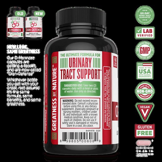 Cran-Defense (D-Mannose) - Urinary Tract Formula
