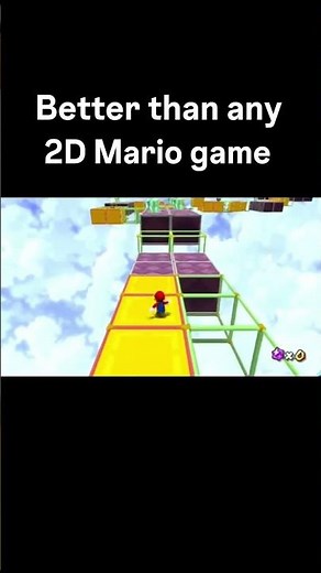 3D Mario over 2D Mario