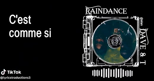 Raindance de Dave et Tems : Traduction française