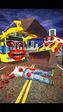 Franklin vs Haunted Jcb train in indian bike driving 3d