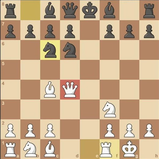 Brilliant Queen Sacrifice to Win in just 8 moves #chess