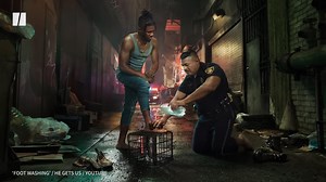 22K views · 553 reactions | Viewers poked fun at a Christian Super Bowl ad that prominently featured a lot of feet - but the organization behind the pricey spots has a troubling past. | HuffPost | Facebook