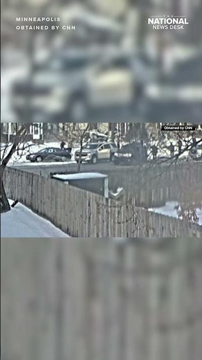 Surveillance video shows moments leading up to fatal ICE shooting in Minneapolis