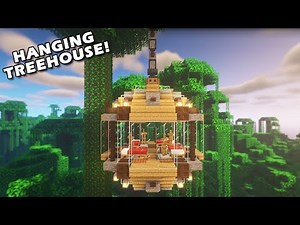 MINECRAFT: How to Build a TREEHOUSE Tutorial (EASY)