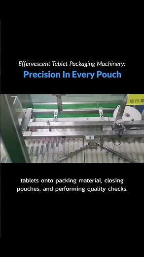 Effervescent Tablet Packaging Machinery: Precision In Every Pouch