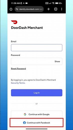 How to Log In to the DoorDash Merchant Portal