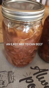 @theealyhomestead Basic canned beef recipe: Beef cut up into 1in chunks1 teaspoon black pepper1 teaspoon sea saltPack your raw beef into clean jars tightly, leaving 1in headspace. Add black pepper & sea salt to each jar. (Halve the measurements above if using pints). Wipe your jar rims well before adding lids & rings.Meat needs to be pressure canned. You'll go 75 min for pints & 90 min for quarts. We can at 10psi but you'll need to adjust if you're over 1000ft elevation.I mentioned that we add a