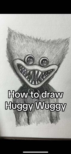 How to draw Huggy Wuggy from Poppy Playtime! Who should I draw next? #art #huggywuggy #poppyplaytime #drawing #tutorial how to draw huggy wuggy poppy playtime art drawing tutorial