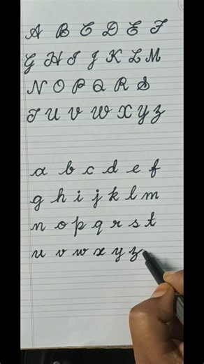 Let's learn Calligraphy #cursive Writting #Calligraphy #tutorial