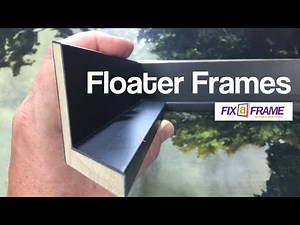 Floater Frame Assembly For Painting On Canvas