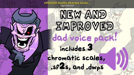 UPDATED Daddy Dearest Custom Soundfont 2024 Modding Tool for Friday Night Funkin' | FNF Modding Tools