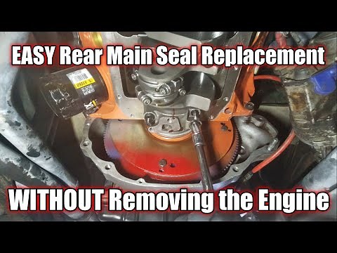 Rear Main Seal Replacement WITHOUT Removing Engine or Transmission | Easy DIY