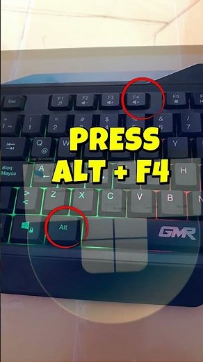 APAGA tu PC con el TECLADO ¡Rápido!✅ #tips
