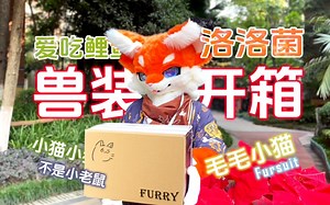 【Fursuit】定做的兽装终于到啦！西森猫洛洛开箱+展示视频！