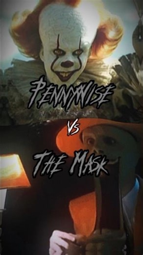 Ultimate Showdown: Pennywise vs The Mask! Who Will Win? 🤡💥 #pennywise #themask #vs #clown#epicbattle