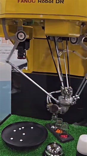 🎥 Incredible demo from IREX 2025 in Tokyo! I filmed the FANUC High-Speed Delta Robot – DR Series in action, and honestly… it was mesmerizing 🤖⚡ This machine redefines speed, precision, and automation. In just seconds, it performs picking, packing, and placement tasks faster than your eyes can follow—seamlessly sorting by color with pinpoint accuracy.[fanucamerica 1] Watching it move felt like seeing a perfectly synchronized dance between engineering and cutting-edge tech — smooth, accurate, an