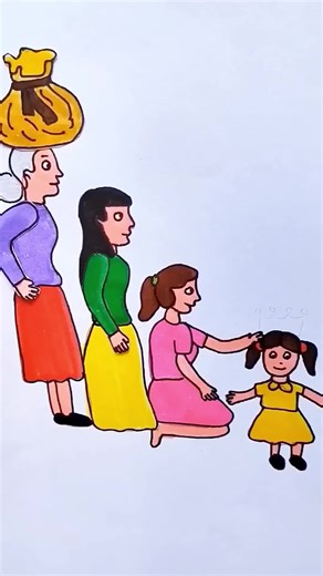 Emotional Family Story through Art