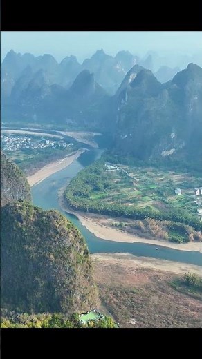 Guilin's Majestic Karst Mountains and Li River Scenery#Guilin#China#Serenity#Peaceful#Guilin#China