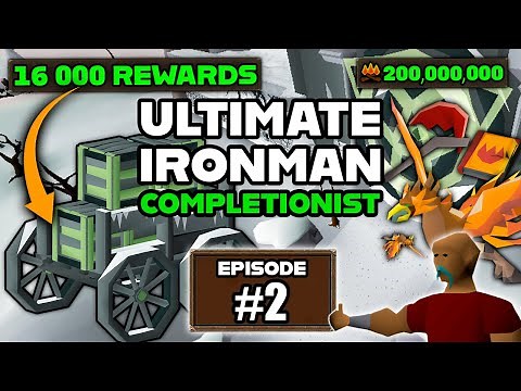 Early ultimate ironman fun + 16000 Wintertodt reward pulls | UIM Completionist journey #2 OSRS