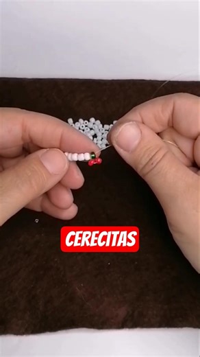 TUTORIAL 👆 Cómo hacer unas Cerecitas para collar