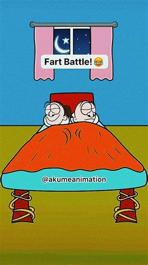 Fart battle!😂#akumeanimation #foryoupage #funnyanimation #foryou #foryoupage