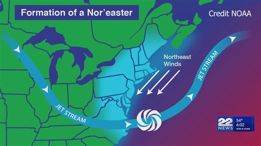 Nor’easter brings heavy rain and strong winds to Massachusetts