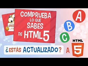 🏆 TEST sobre HTML5 (QUIZ) 🚀 Nuevas funcionalidades de HTML5 (2022) 🥇 ¿Cuál es MI NIVEL de HTML5?⭐️