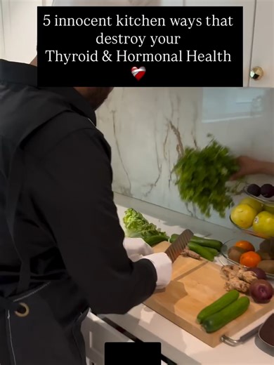 Many common kitchen practices may unknowingly jeopardize your thyroid health. First, the widespread use of non-stick cookware can leach harmful chemicals, disrupting hormone balance. Second, excessive consumption of cruciferous vegetables, while healthy, can inhibit iodine absorption when eaten raw in large quantities. Third, relying on soy products can interfere with thyroid function due to phytoestrogens. Fourth, failing to ensure adequate iodine intake may lead to deficiencies, as it is cruci