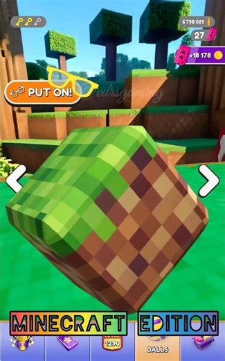 Going Balls Minecraft Edition – INSANE Block Run! 🟩🔵🔥😱 #shorts #vdrsgaming