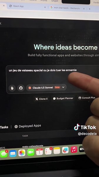 Comment créés un jeu sans savoir coder grâce à l’IA. #sitesweb #astuce