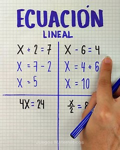 Te enseño Ecuaciones Lineales... | Juegos Matemáticos