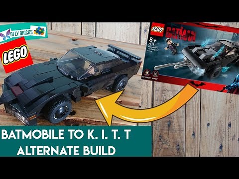 LEGO K.I.T.T Knight Rider MOC (Using Batmobile 76181)
