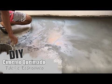 COMO FAZER CIMENTO QUEIMADO NO CHÃO DE FORMA ECONÔMICA #FAÇAVOCÊMESMO #DIARIODAOBRA #5