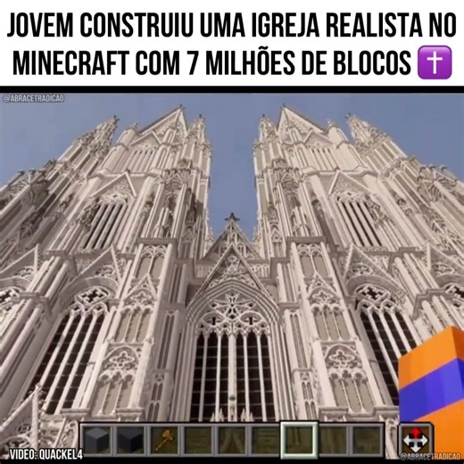7 MILHÕES de blocos para criar isso no Minecraft 🤯 #minecraft #construção