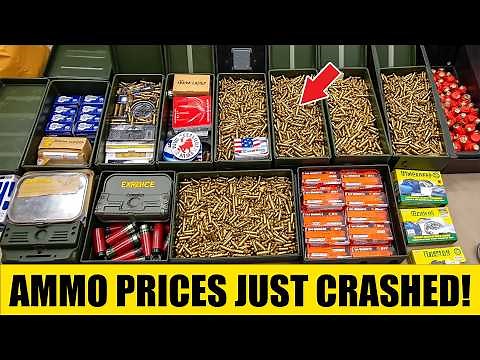 Ammo Prices CRASHED! These 10 Calibers Now DIRT CHEAP (Stock Up FAST!)