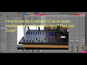 How to Use Livetrak L12 as an audio interface for your Zoom Session on MacBook with M1? Pros & Cons