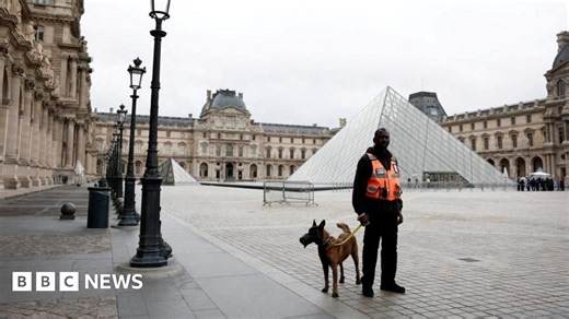 Security camera didn't cover area where jewel thieves broke into Louvre, director says
