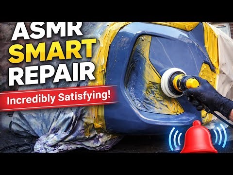 ASMR Car SMART Repair 🚗✨ Deeply Satisfying Spraying & Polishing Sounds