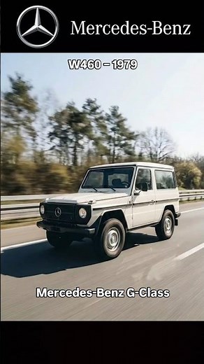Mercedes-Benz G-Class Evolution (1979–2026) #MercedesGClass #carevolution