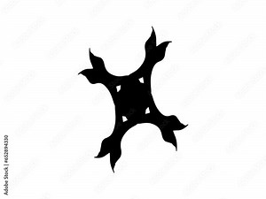 Cross rotation animation. Cross animation element for gif banner. Cross animation element for video frame Ornament rotation animation.