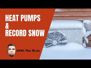 Heat Pumps & Record Snow
