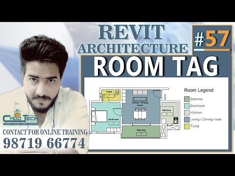 #57 | Revit Architecture | Room tag | Room Schedule | Color Fill Legend [deepak verma]