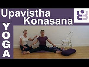Upavistha Konasana. Wide-Angled Seated Forward Bend. Iyengar Yoga Tutorial