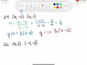 Algebra 1 5.3 Write Linear Equations in Point-Slope Form