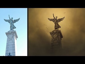 How to Add Fog and Dramatic Light Effect Photoshop Manipulation Tutorial