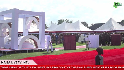 YOU ARE WATCHING NAIJA LIVE TV INT'L EXCLUSIVE LIVE BROADCAST OF THE FINAL BURIAL RIGHT OF HIS ROYAL MAJESTY LATE KING JOSHUA IYEKOROGHA IGBAGARA…. EBENANAOWEI OF OYAKIRI KINGDOM (1936 - 2025) AT HIS HOME TOWN ISONI COMMUNITY IN SAGBAMA LGA OF BAYELSA STATE | Naija Live Tv
