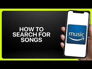 How To Search For Songs In Amazon Music! Tutorial