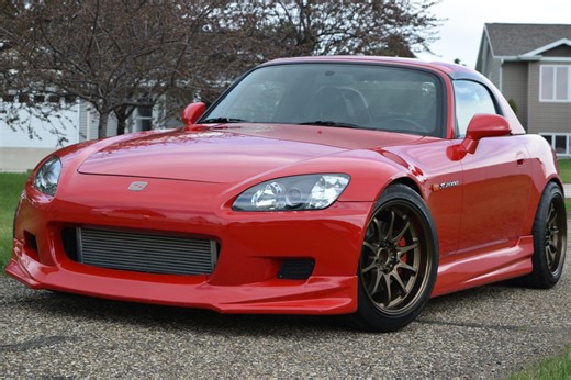 No Reserve: Supercharged 19k-Mile 2000 Honda S2000